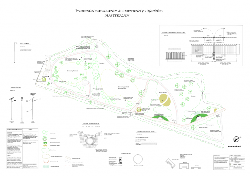 Masterplan for Wembdon Parklands