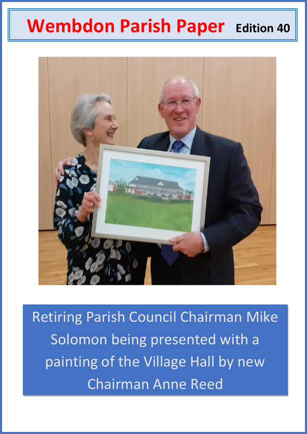 Cover of Wembdon Parish Paper edition 40