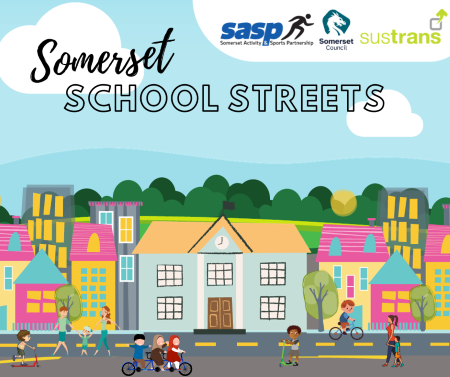 Logo of the Somerset School Streets scheme